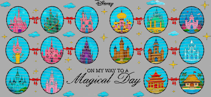 16oz Disney style-D-3411